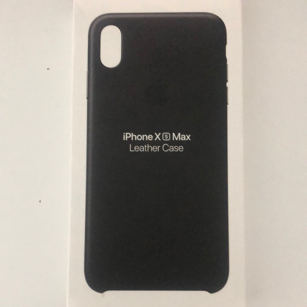iPhone X s Max Leather Case